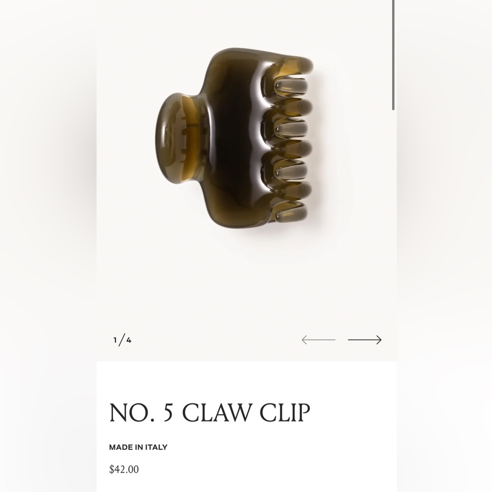 Undo Claw Clip No.5 Olive